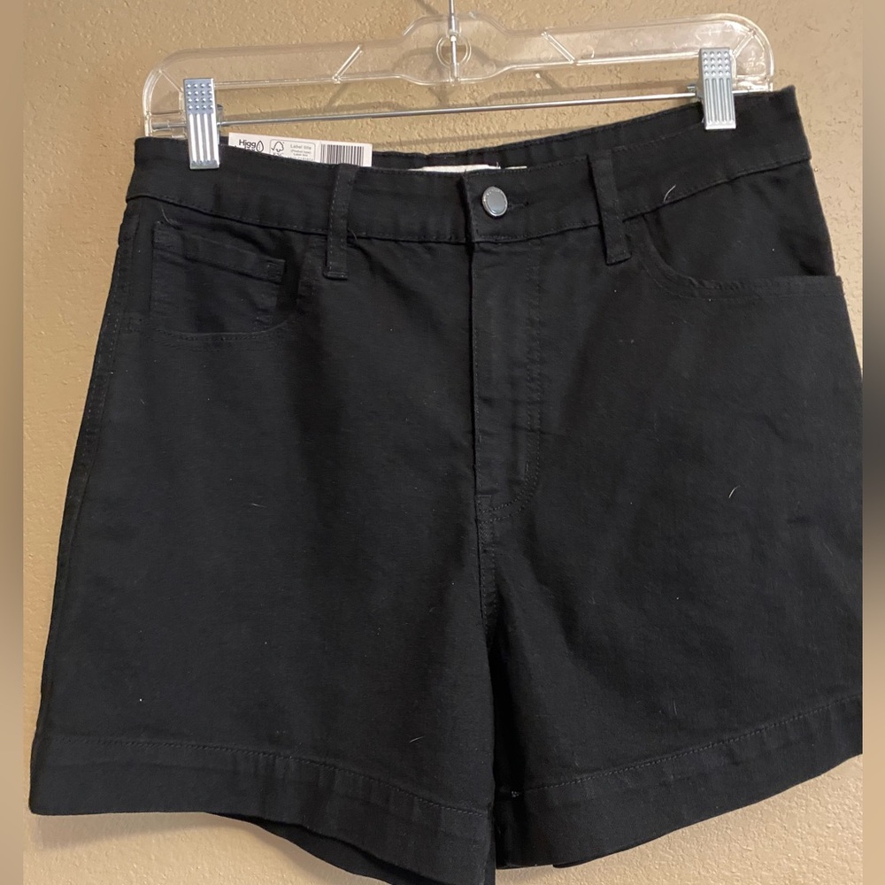 RN by Rebecca Minkoff Classic Black Women's Shorts Size 6 High Rise